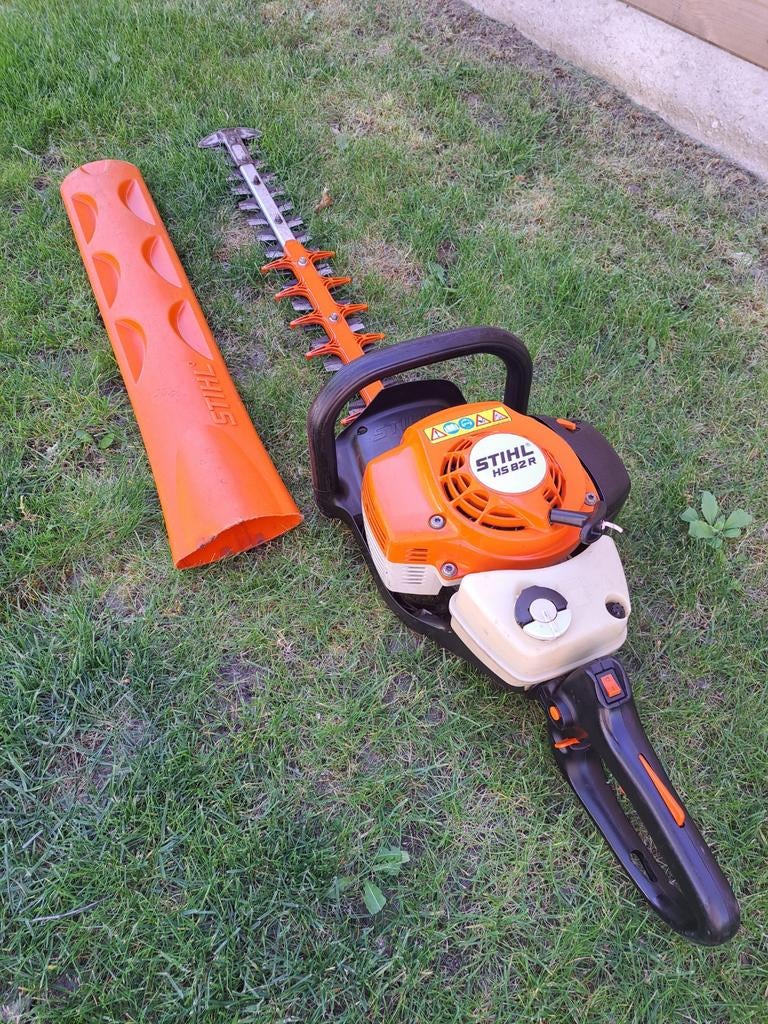 Stihl HS81R benzine heggeschaar in prima staat, Ophalen, Zo goed als nieuw, Benzine, Stihl