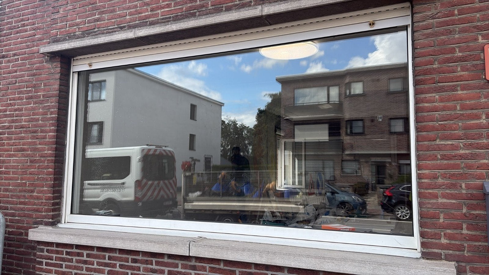 grote raam met kader, Ophalen of Verzenden