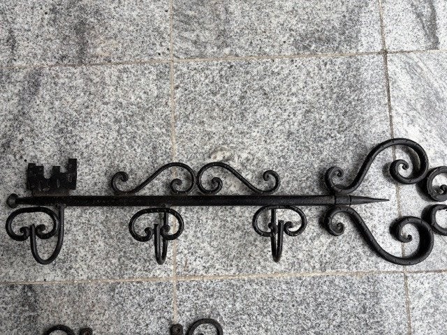 Porte manteaux en fer forgé, Enlèvement, Comme neuf, Autres matériaux, Portemanteau mural