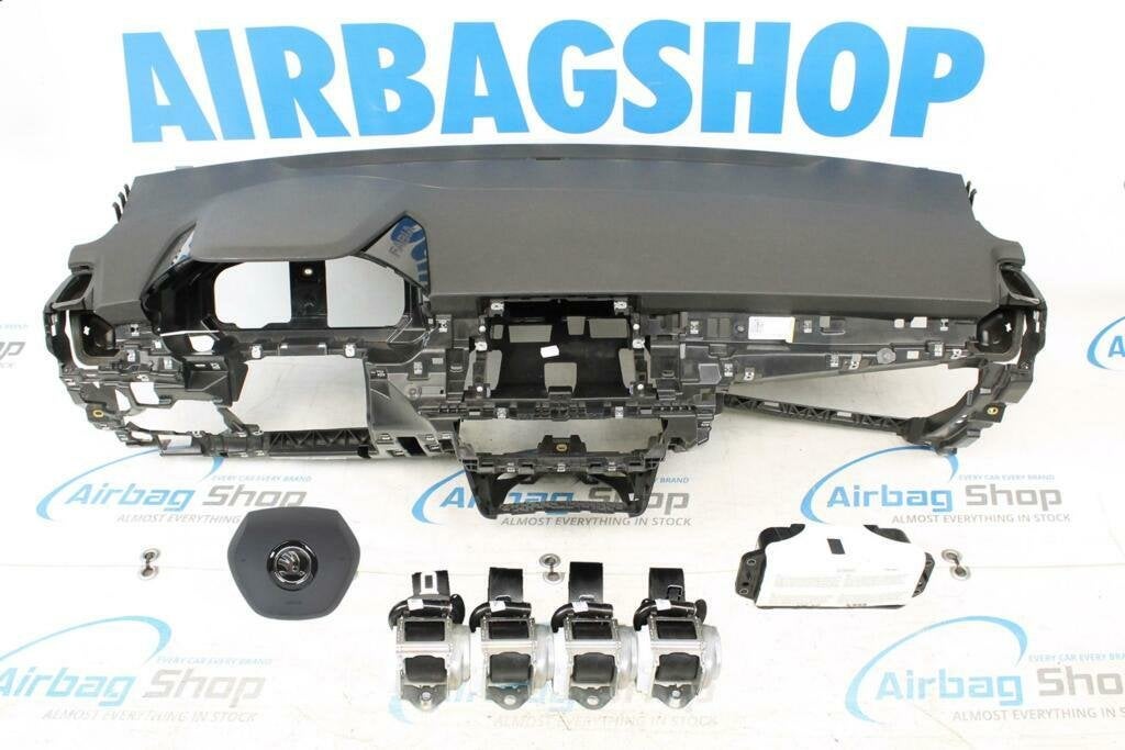 Airbag kit - Tableau de bord noir Skoda Fabia (2021-….), Autos : Pièces & Accessoires, Enlèvement ou Envoi, Utilisé