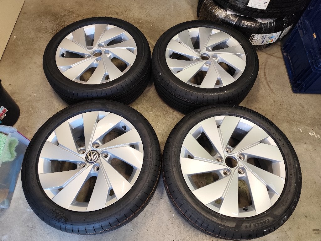 Golf 8 Golf 7 17 inch Belmont velgen met nieuwe banden, Enlèvement ou Envoi, Volkswagen