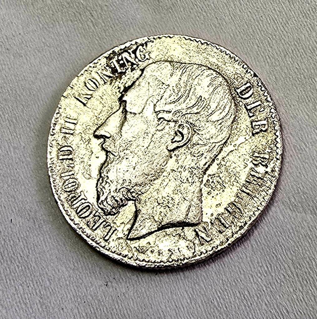 Leopold 2 . 50 cent 1898, Postzegels en Munten, Ophalen