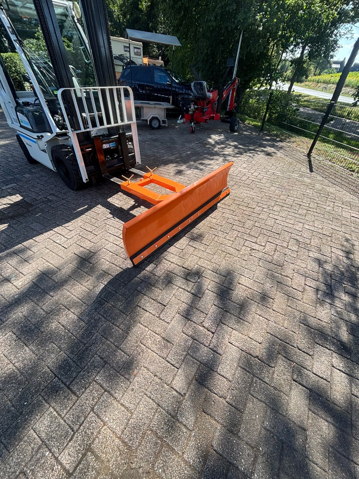 Sneeuwschuif voor heftruck/minishovel, Articles professionnels, Agriculture | Outils, Enlèvement ou Envoi, Cultures, Autres types