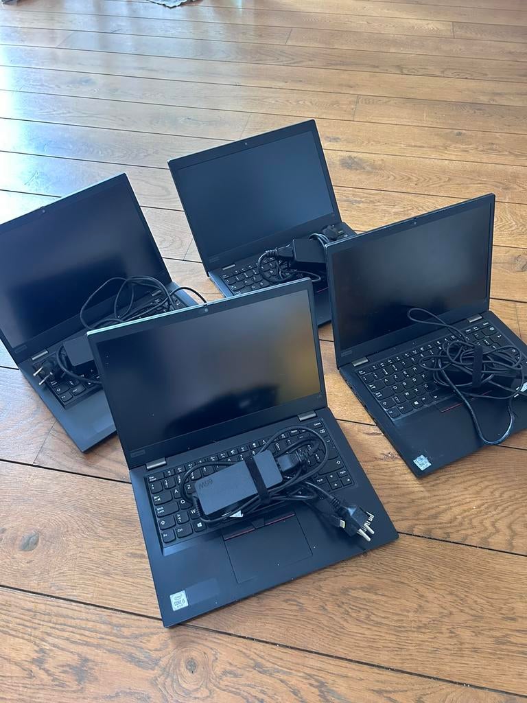 3x Lenovo L13 1x Lenovo L380 ThinkPad, Informatique & Logiciels, Ordinateurs portables Windows, Utilisé, Enlèvement