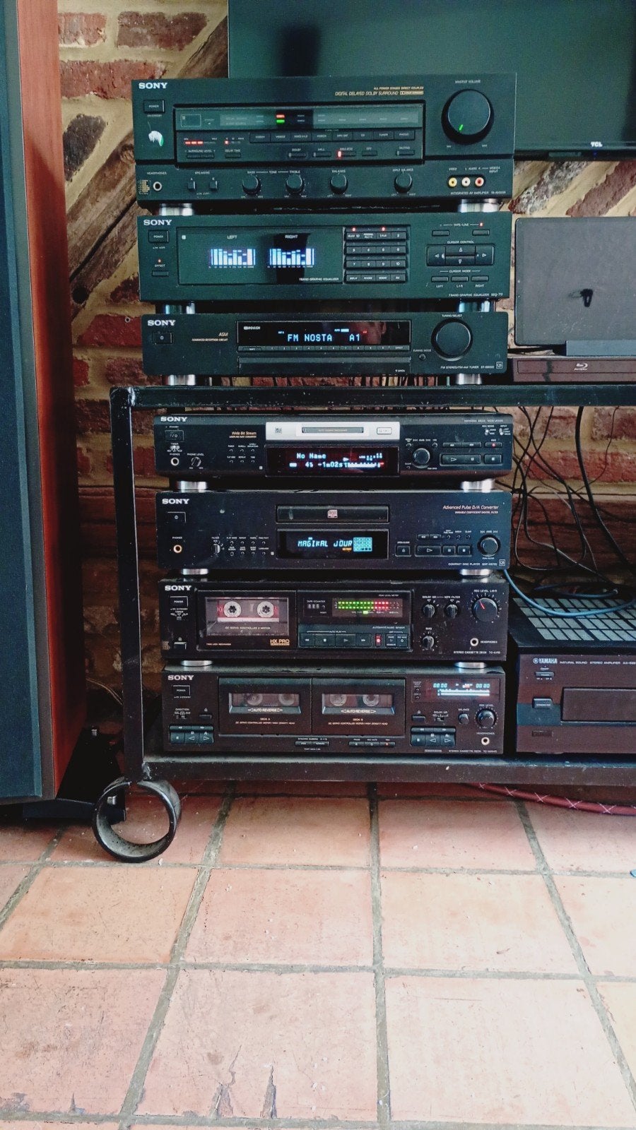 chaîne hifi complète sony, TV, Hi-fi & Vidéo, Chaîne Hi-fi, Lecteur CD, Enlèvement, Utilisé, Composants en vrac
