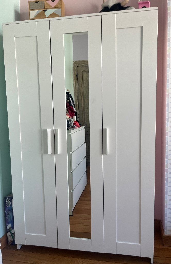 Armoire BRIMNES ikea, 25 à 50 cm, 100 à 150 cm, Utilisé, Autres essences de bois