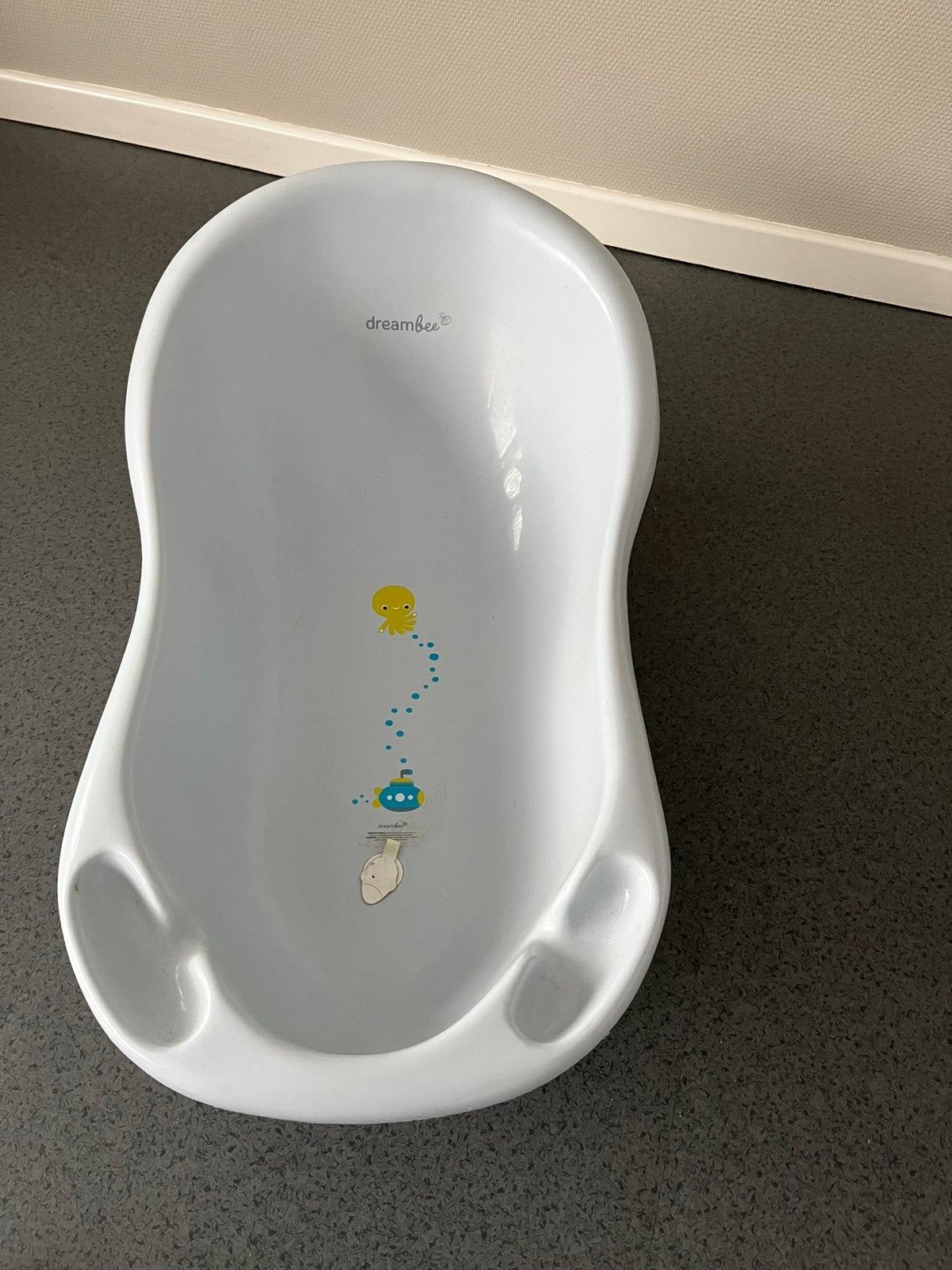 Dreambee - babybadje in grijze blauw kleur.  Mortsel, Kinderen en Baby's, Badjes en Verzorging, Ophalen, Zo goed als nieuw