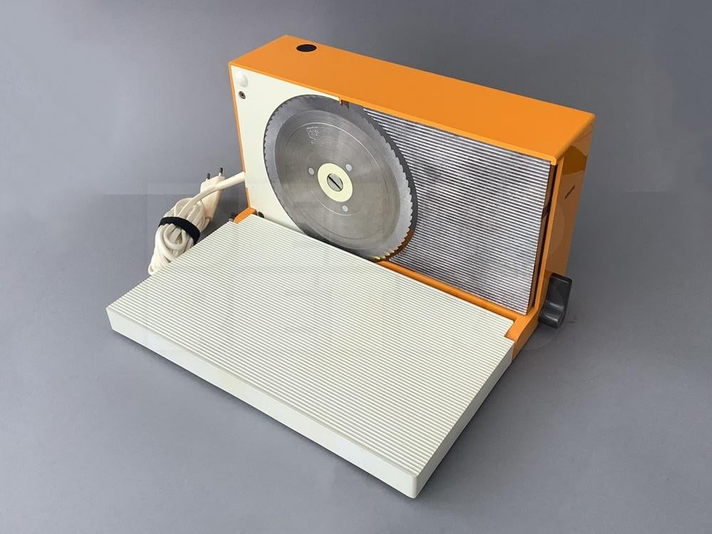 Trancheuse Électrique KRUPS - Pur design orange 70's, Enlèvement ou Envoi, Utilisé