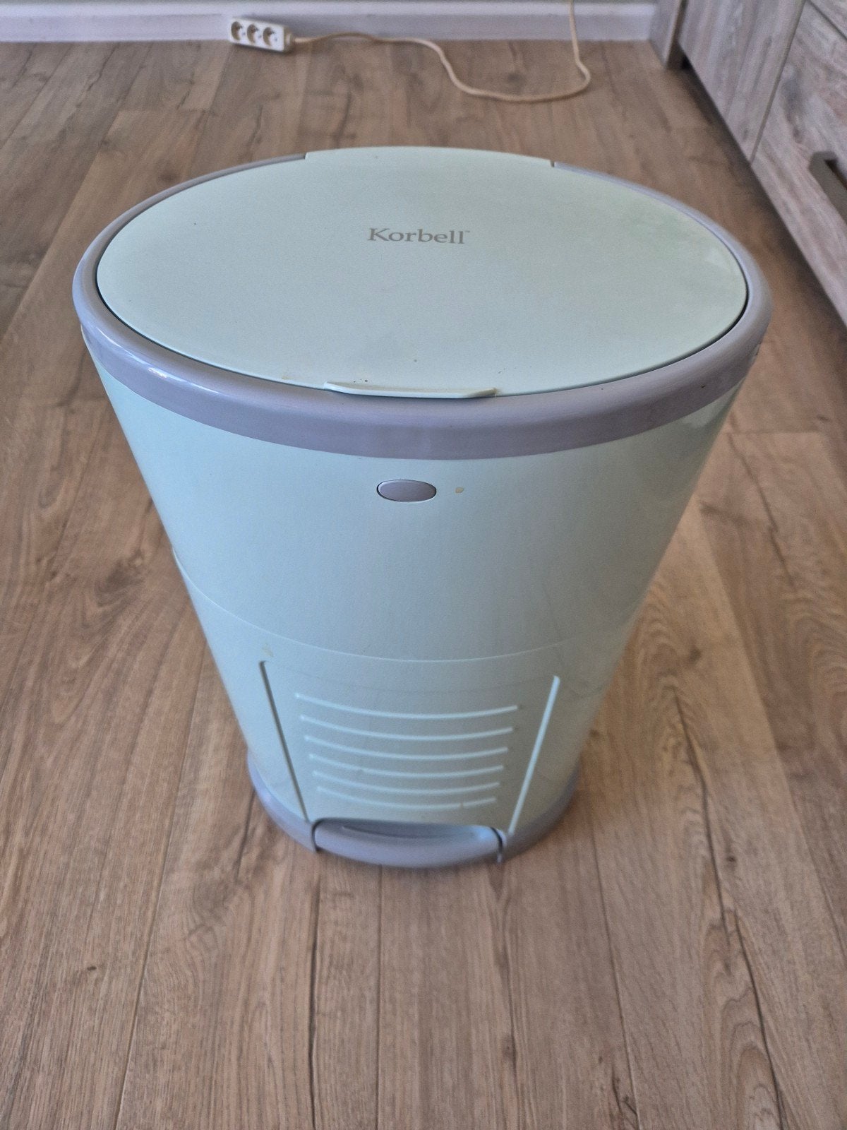 Korbell luieremmer, Ophalen, Zo goed als nieuw, Kunststof, Met pedaal