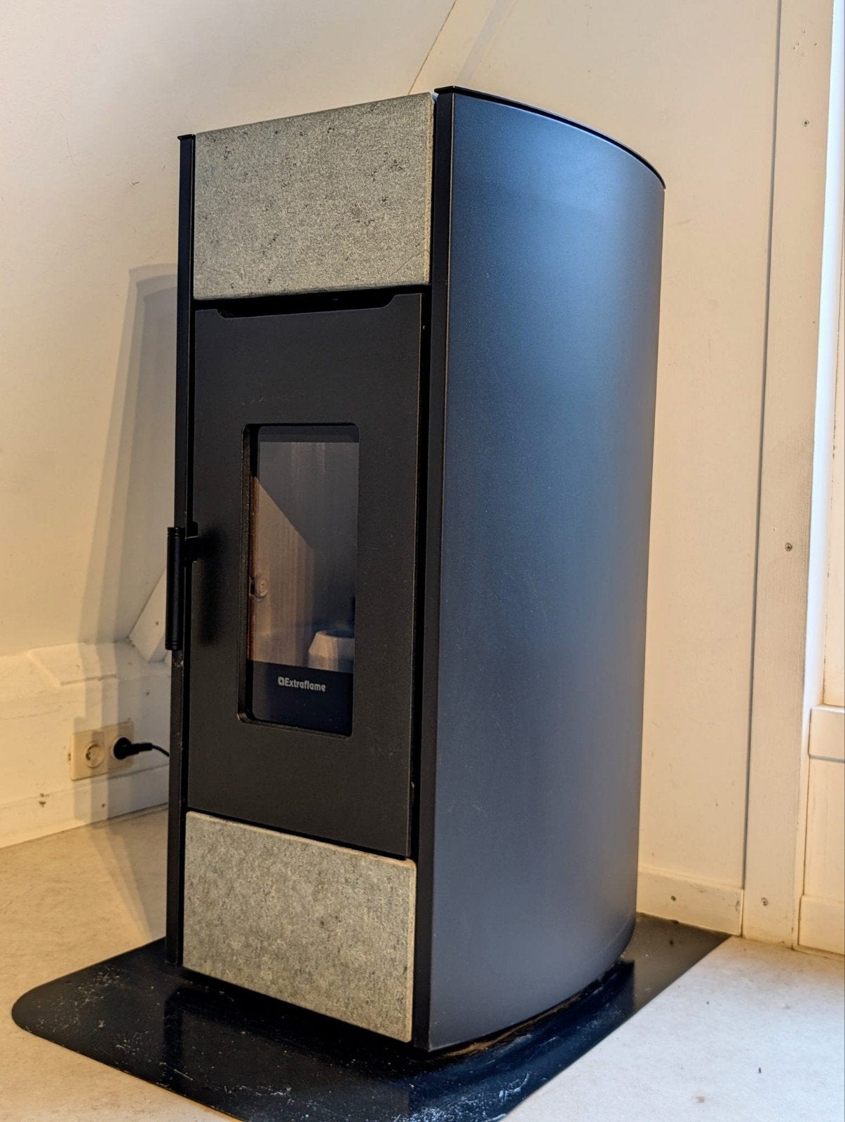 Nordica extraflame mirka plus met speksteen, A+ pelletkachel, Huis en Inrichting, Ophalen, Pelletkachel