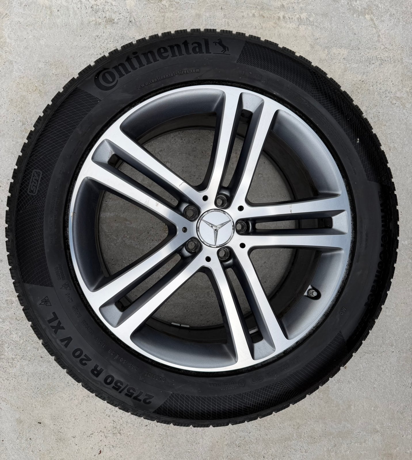 4 Jantes Mercedes-Benz 20 pouces, Autos : Pièces & Accessoires, Pneus & Jantes, Neuf, Pneus hiver, 275 mm, Enlèvement