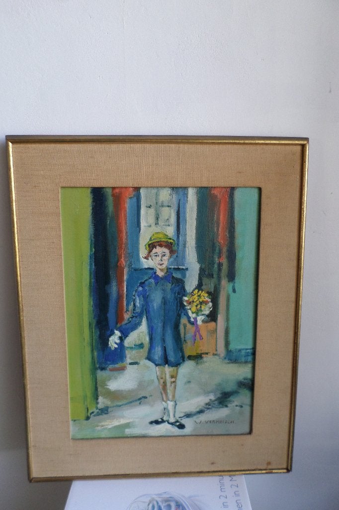 tableau, Antiquités & Art, Art | Peinture | Classique, Enlèvement ou Envoi, Autres techniques