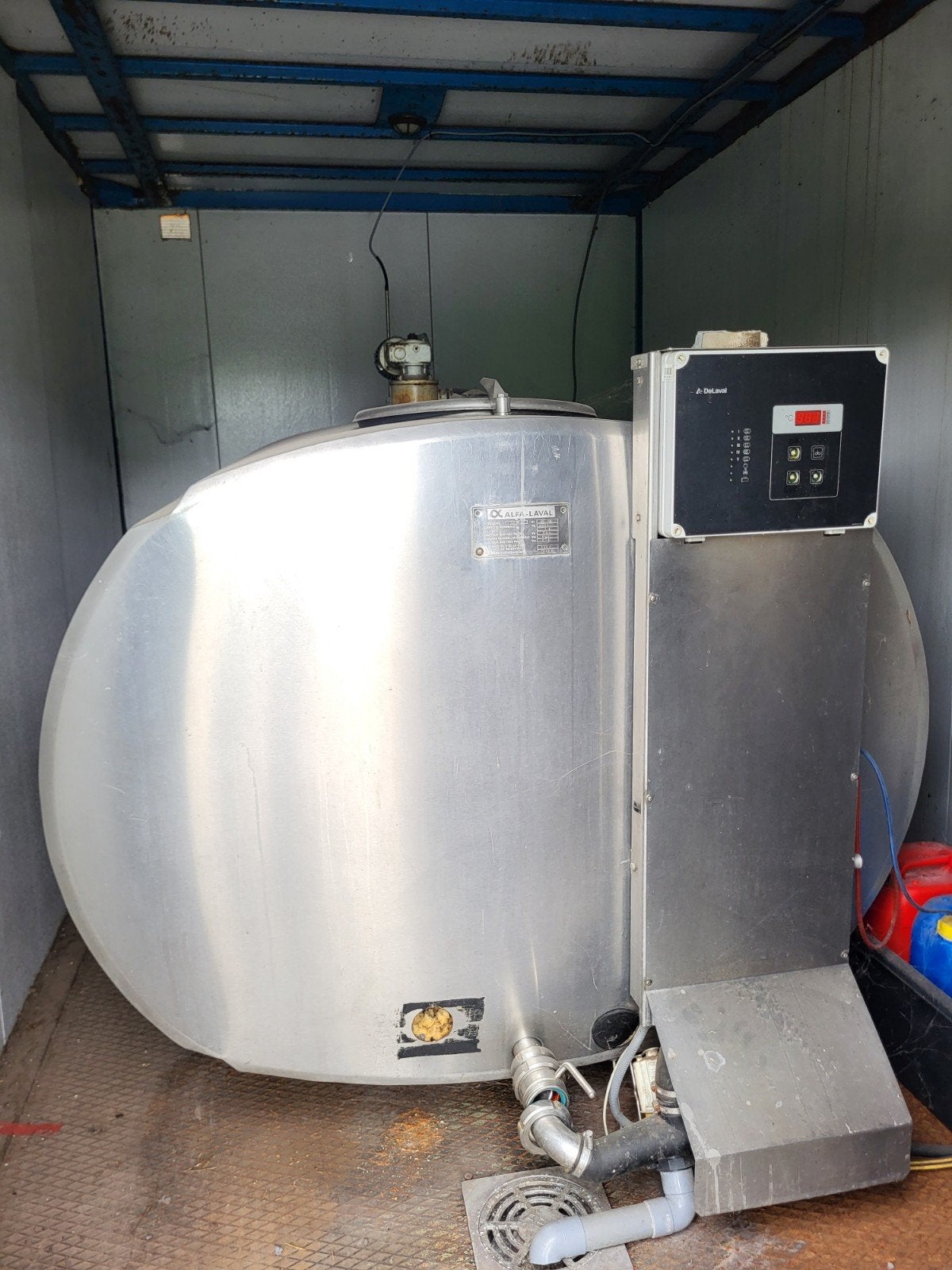 melktank, Ophalen