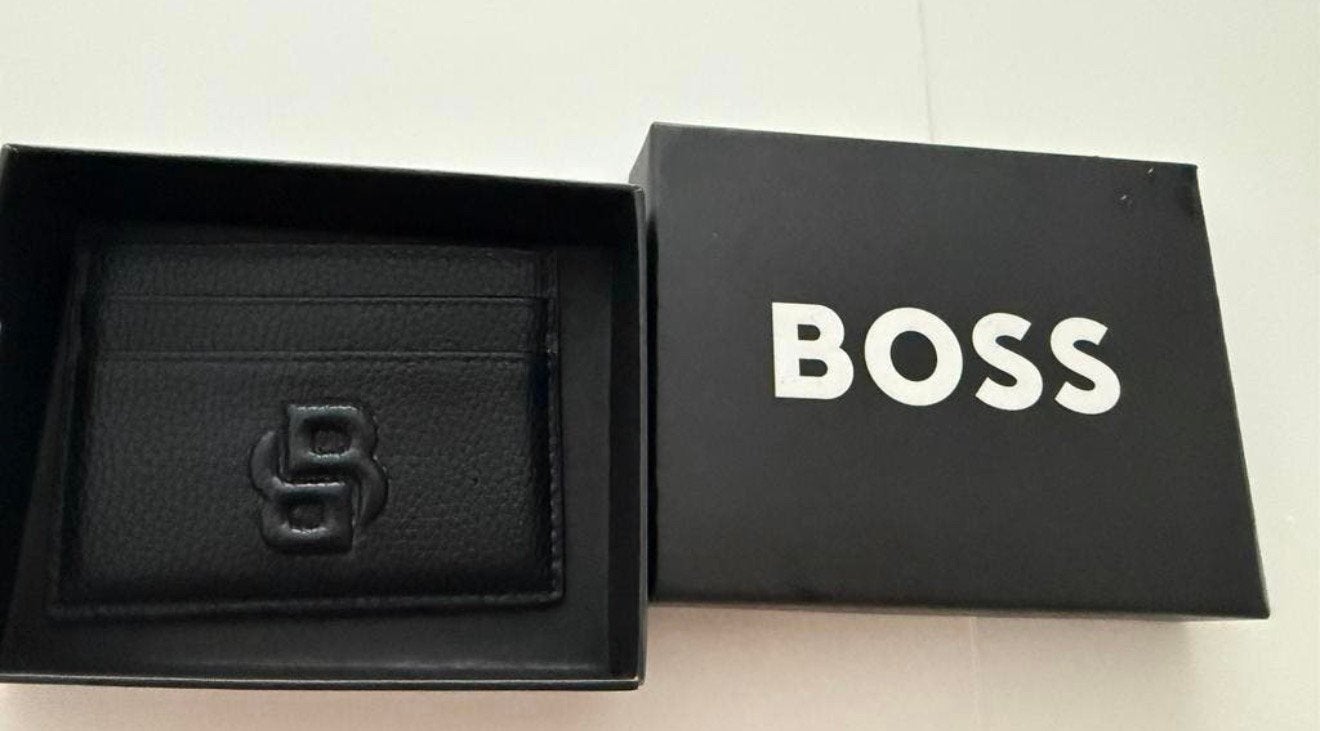 Hugo boss cardholder - leder - nieuw!, Informatique & Logiciels, Enlèvement ou Envoi, Comme neuf