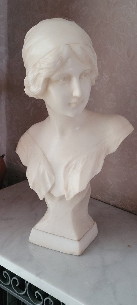 Buste, Antiquités & Art, Pierre ou céramique, Buste, Enlèvement, Femme