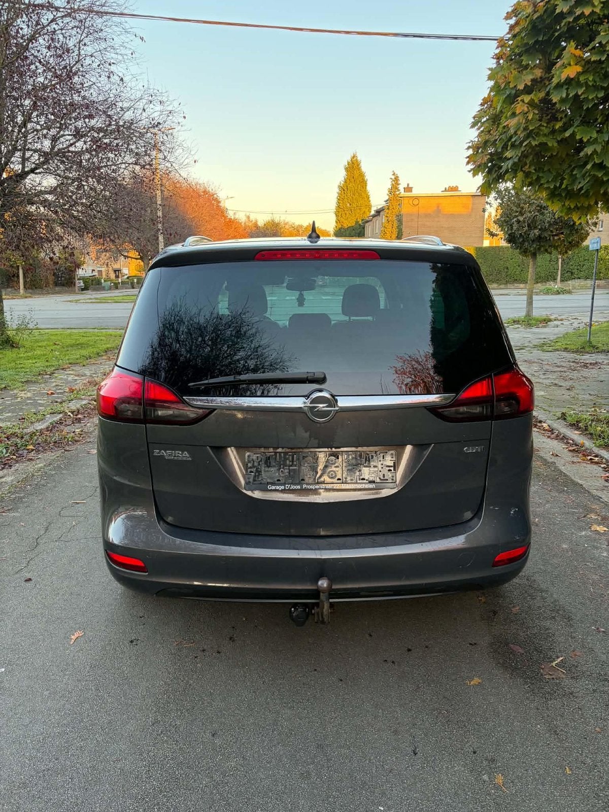 Opel Zafira dièsel 7 places prete à immatriculer, Auto's, Euro 5, Zwart, Leder, Bedrijf