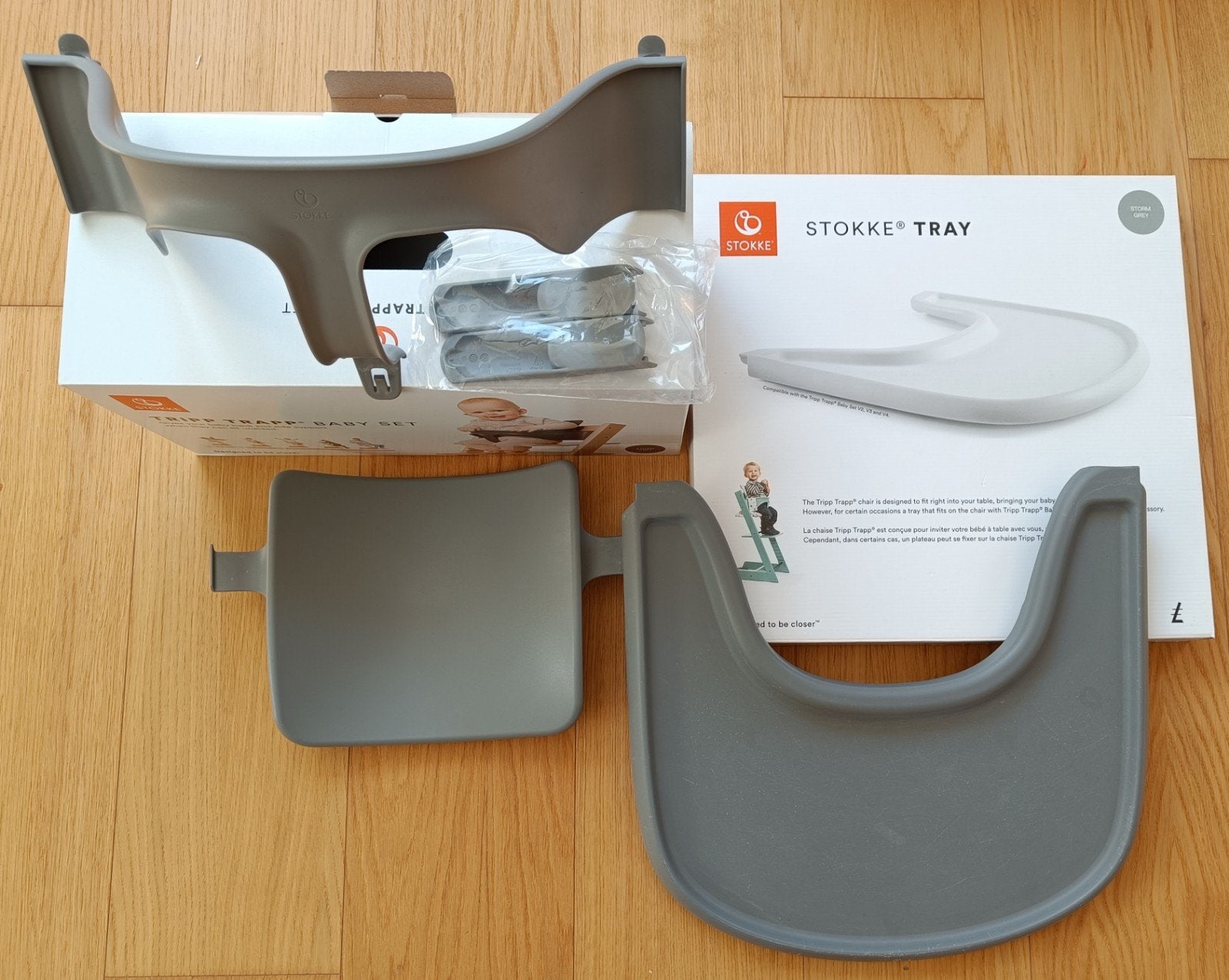 Stokke Tripp Trapp babyset + tafeltje (tray), Enlèvement