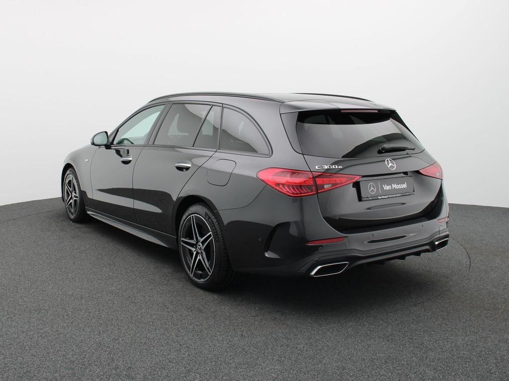 Mercedes-Benz C 300 e AMG Line Estate + PANORAMISCH DAK + DI, Automaat, Zwart, 4 cilinders, Bedrijf