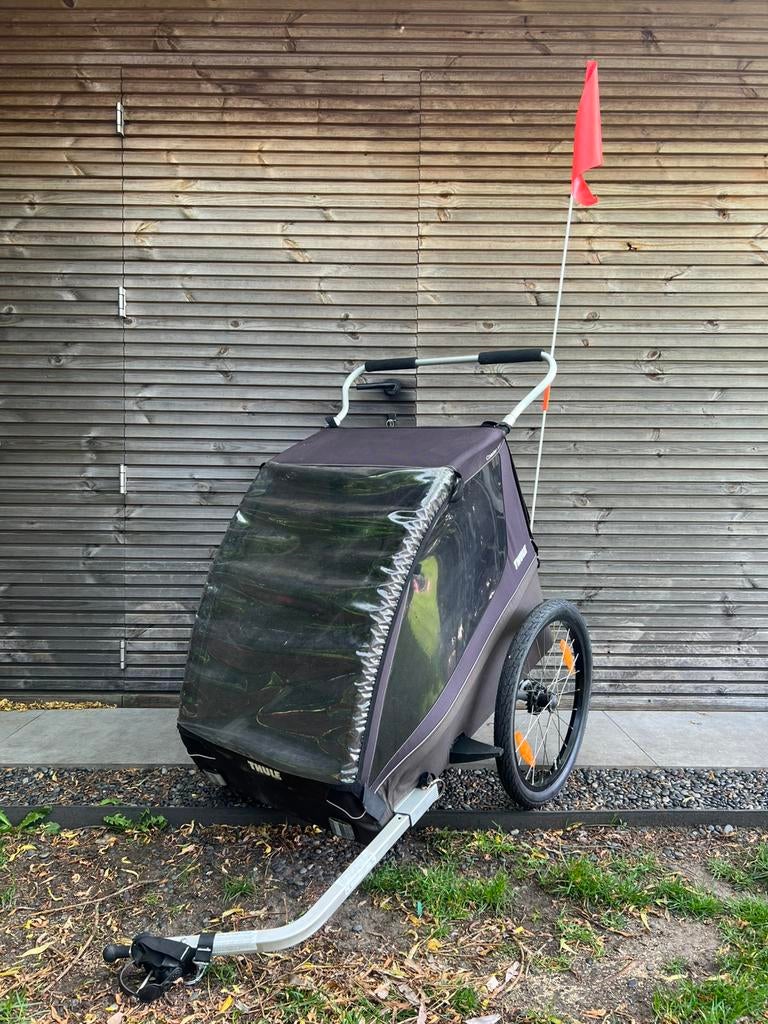 Fietskar THULE Coaster XT, Ophalen, Opvouwbaar, Kinderkar, 40 tot 60 kg