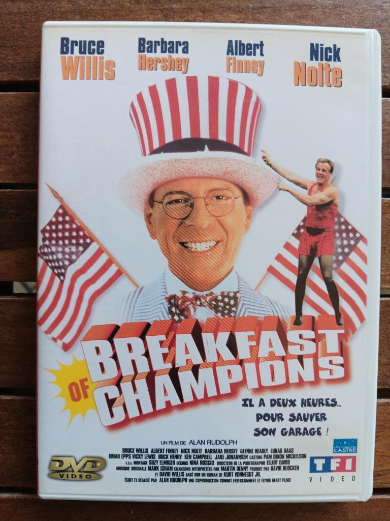 )))  Breakfast of Champions  //  Bruce Willis  (((, Tous les âges, Enlèvement ou Envoi, Comme neuf, Autres genres