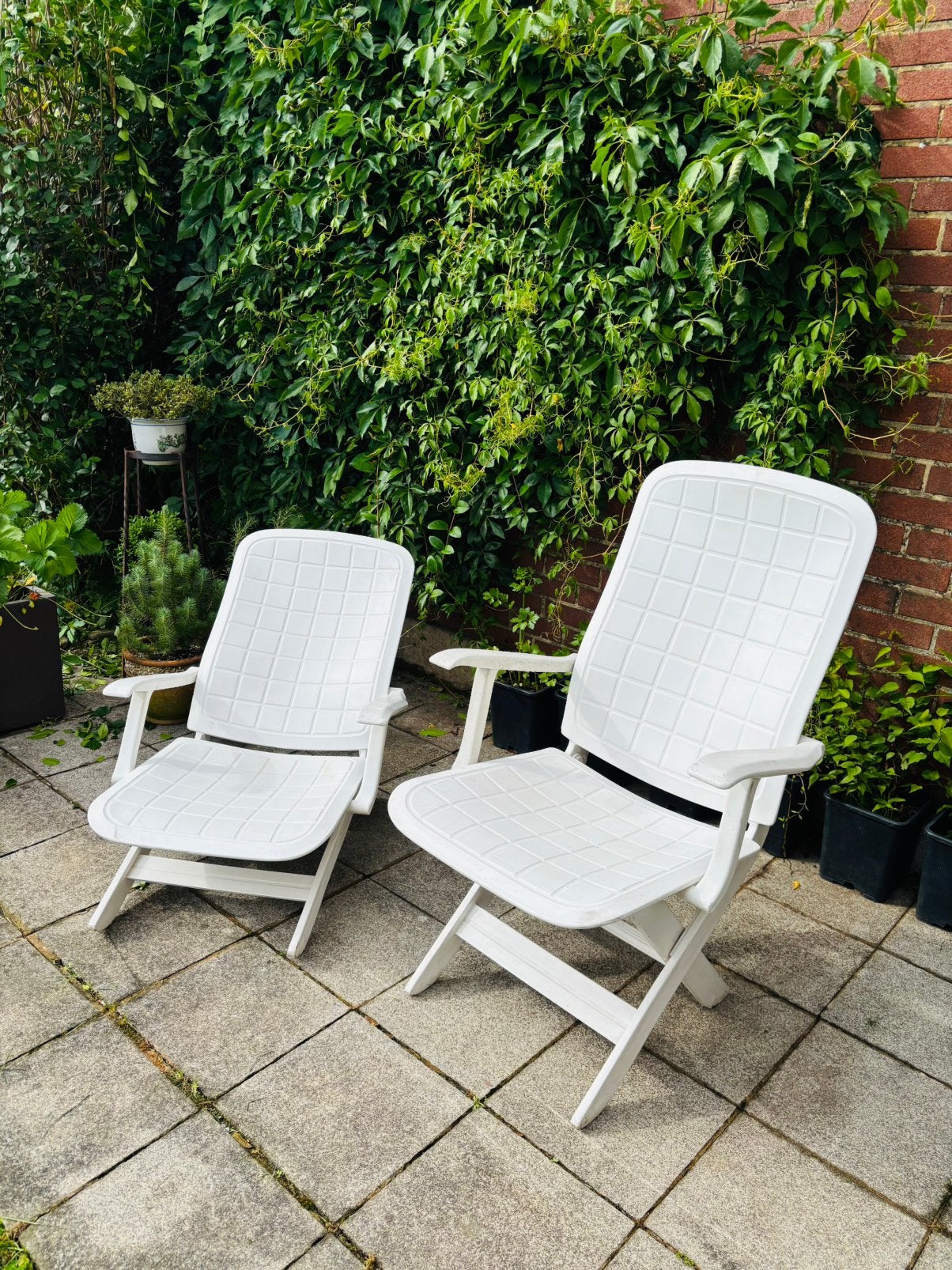 chaises / transat convertibles  de jardin / terrasse, Jardin & Terrasse, Chaises de jardin, Enlèvement, Comme neuf, Plastique