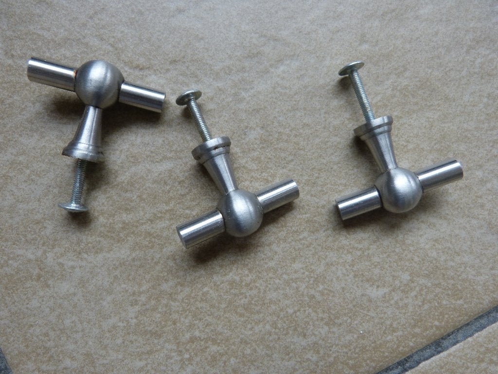 deurknoppen, Ophalen of Verzenden, Zo goed als nieuw, Inox