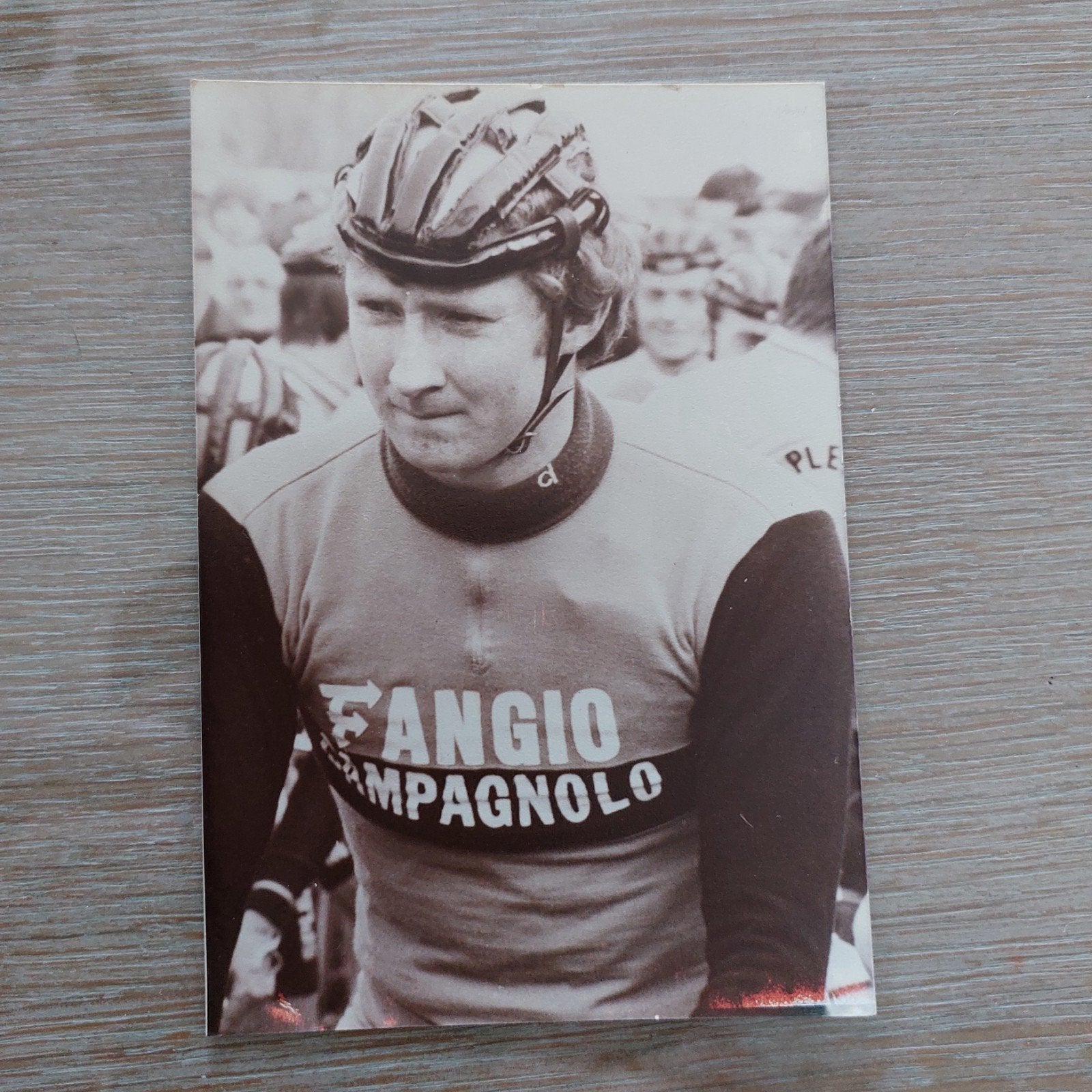 Oude foto wielrenner, Verzamelen, Verzenden, Foto