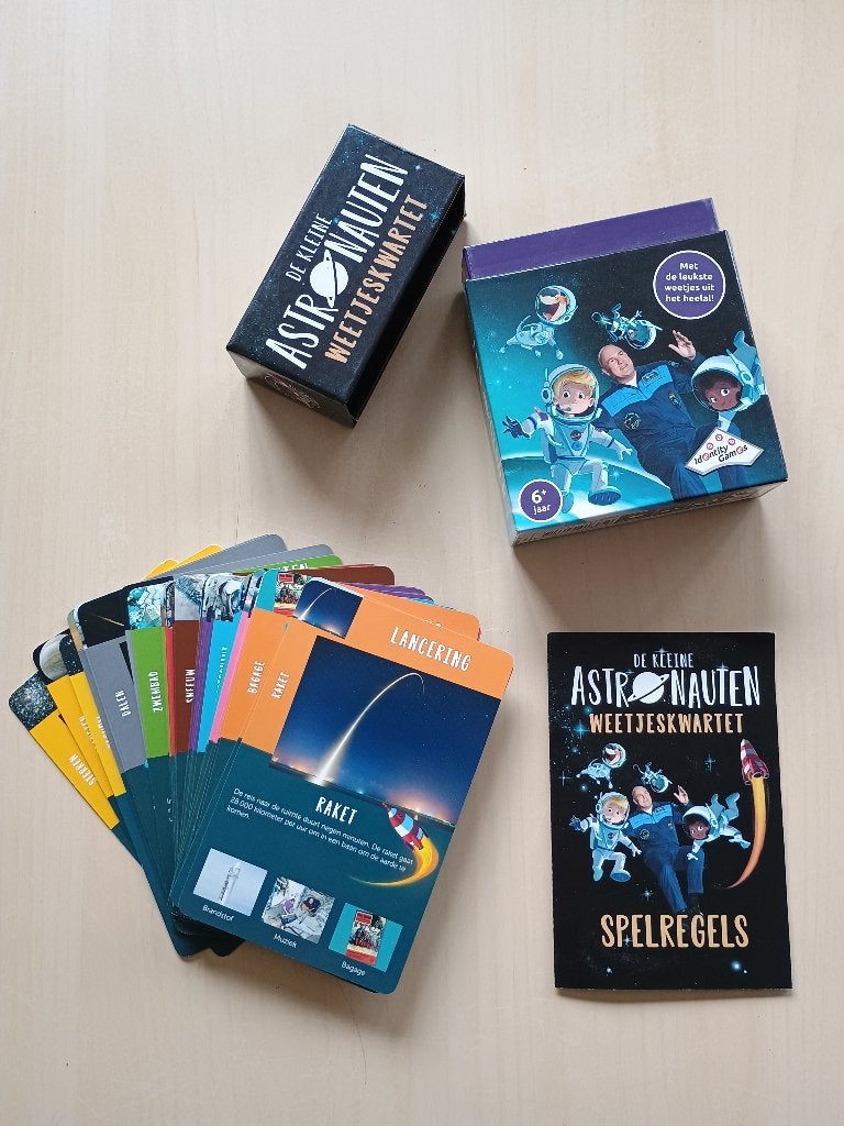 De kleine astronauten weetjeskwartet, Ophalen, Zo goed als nieuw, Taal en Lezen