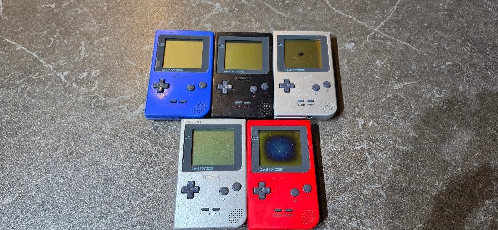 Lot Gameboy pocket HS, Consoles de jeu & Jeux vidéo, Enlèvement ou Envoi, Ne fonctionne pas