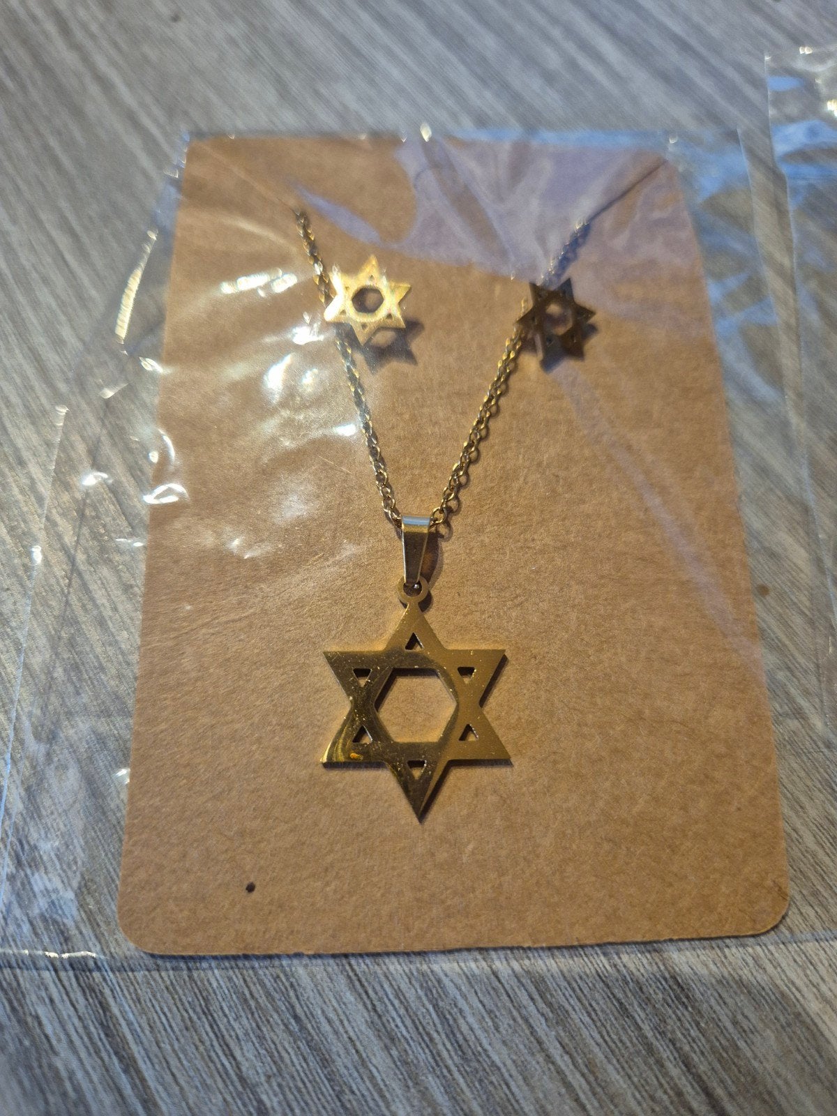 Oorbellen met bijpassende ketting, Verzenden, Goud, Goud