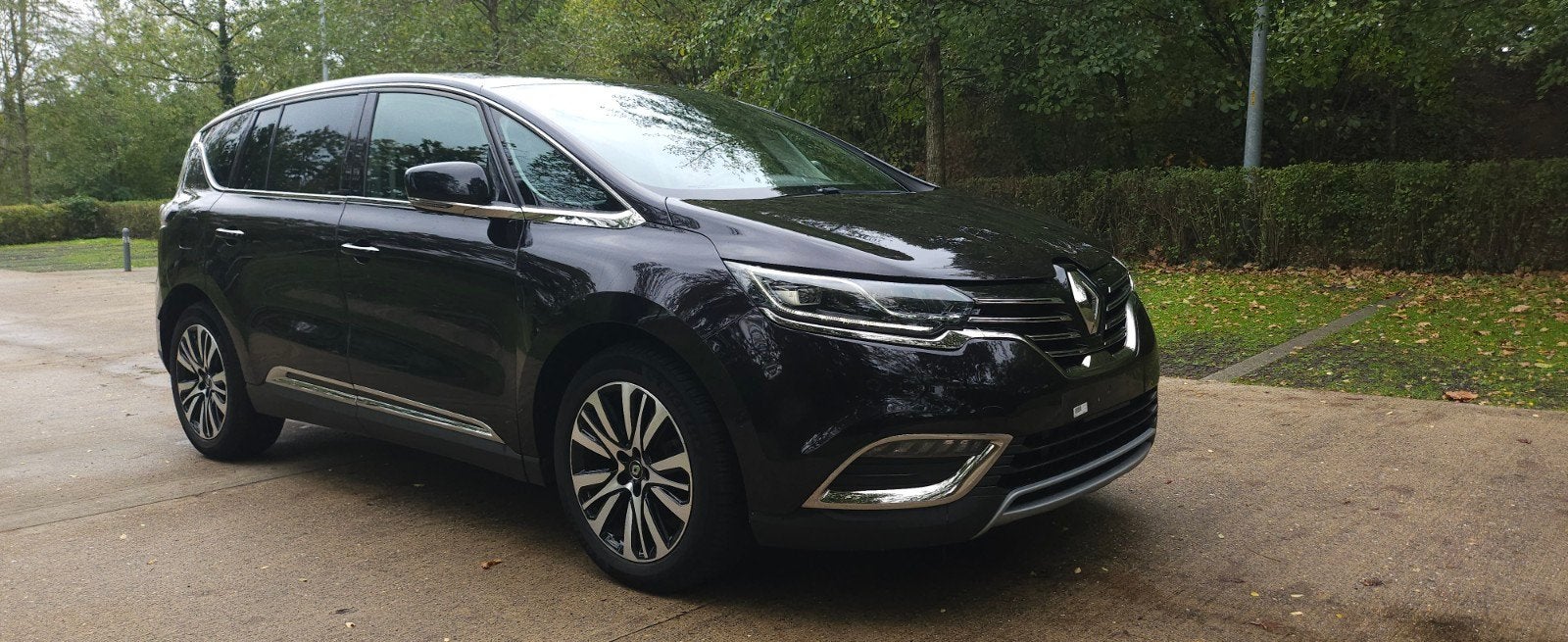 Renault Espace 1.6 Dci Bj.2016 Met 145.000 Km. Garantie!!, Euro 6, Zwart, Leder, 5 deurs