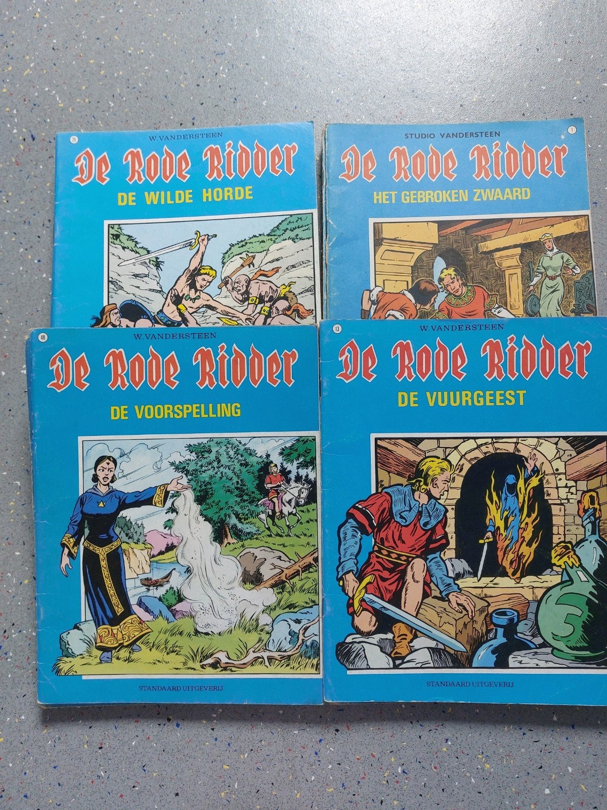 Strips De Rode Ridder zwart wit, Boeken, Ophalen