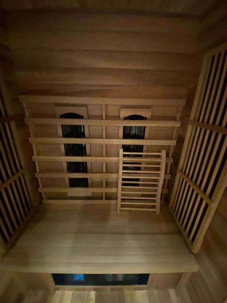 Sauna in perfecte staat - verkoop wegens verhuis, Sport en Fitness, Sauna, Ophalen, Zo goed als nieuw, Infrarood, Complete sauna