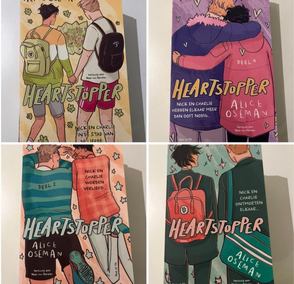 4 nieuwe boeken heartstopper, Ophalen