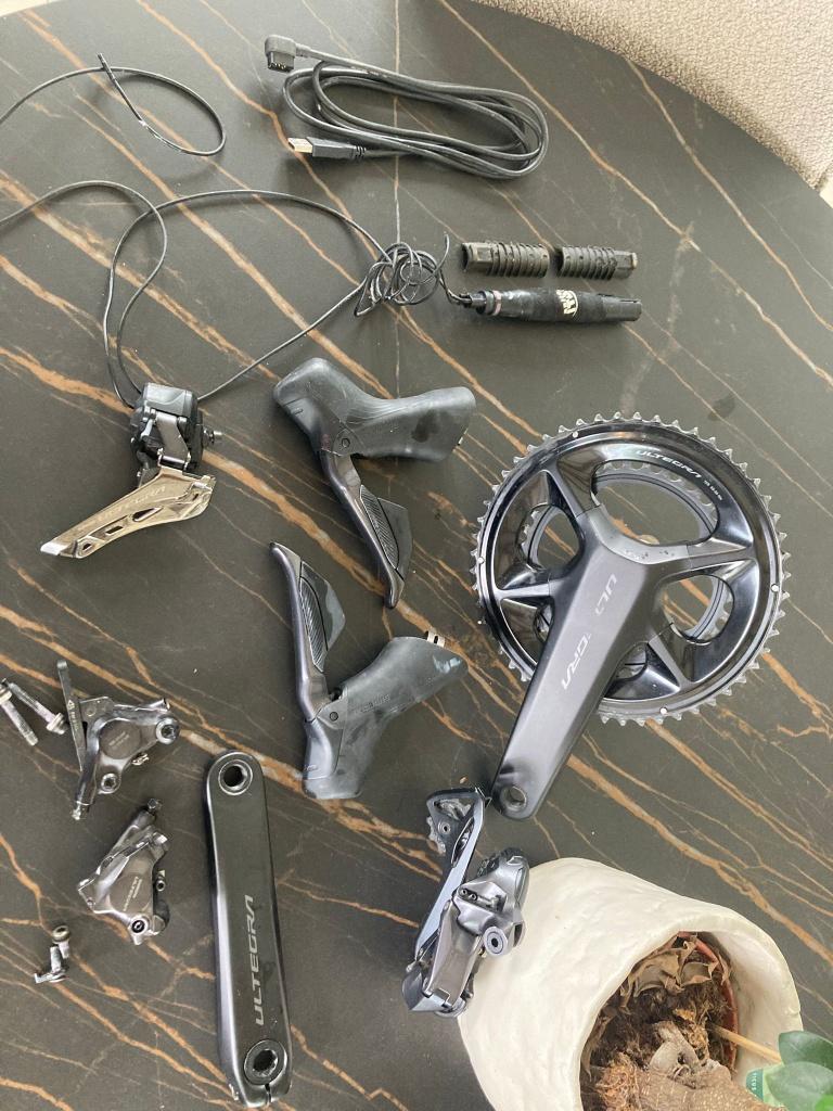 Groepset: Shimano Ultegra 12 speed, Fietsen en Brommers, Ophalen, Zo goed als nieuw, Racefiets, Shimano