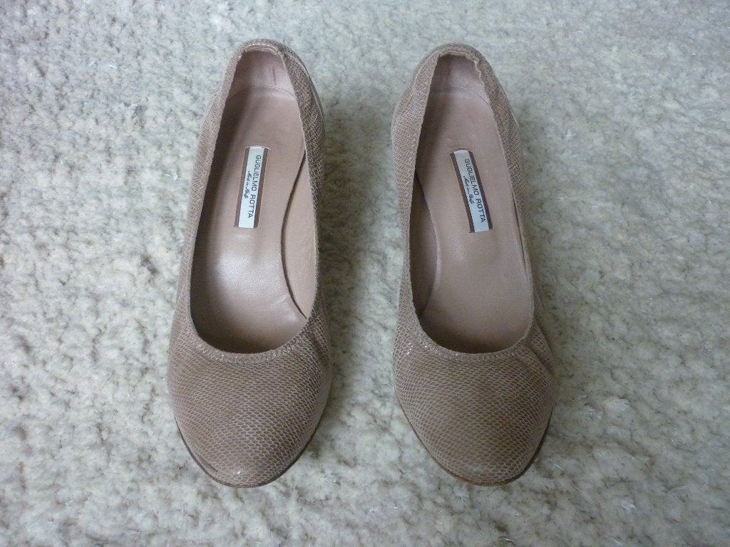 Suède Pumps Guglielmo Rotta, Pumps, Beige, Ophalen of Verzenden, Guglielmo Rotta