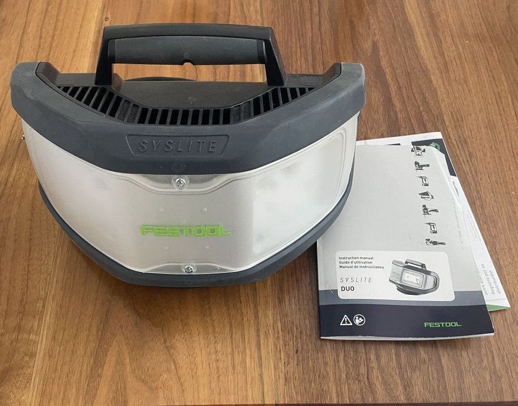 Lampe de travail Festool SYSLITE DUO-PLUS, Enlèvement ou Envoi, Comme neuf, Festool