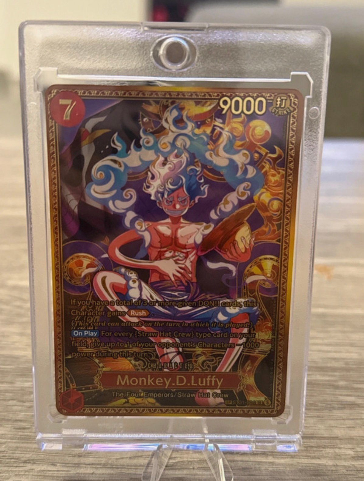 Une pièce OP17 Monkey.D.Luffy SP ST31-004, Enlèvement, Neuf, Cartes en vrac, Foil
