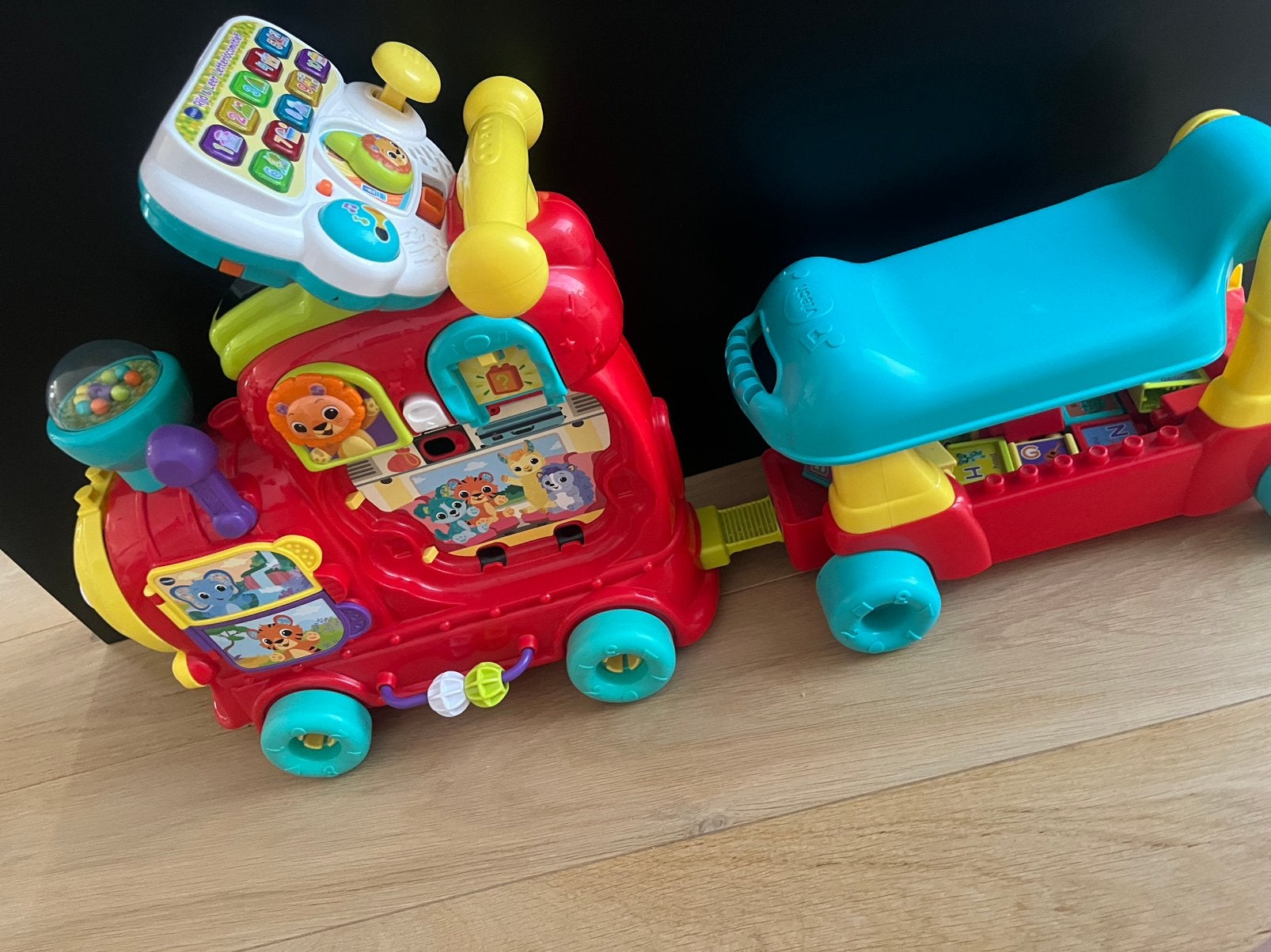 Rijd & Leer Letterlocomotief, Ophalen, Gebruikt, 6 maanden tot 2 jaar