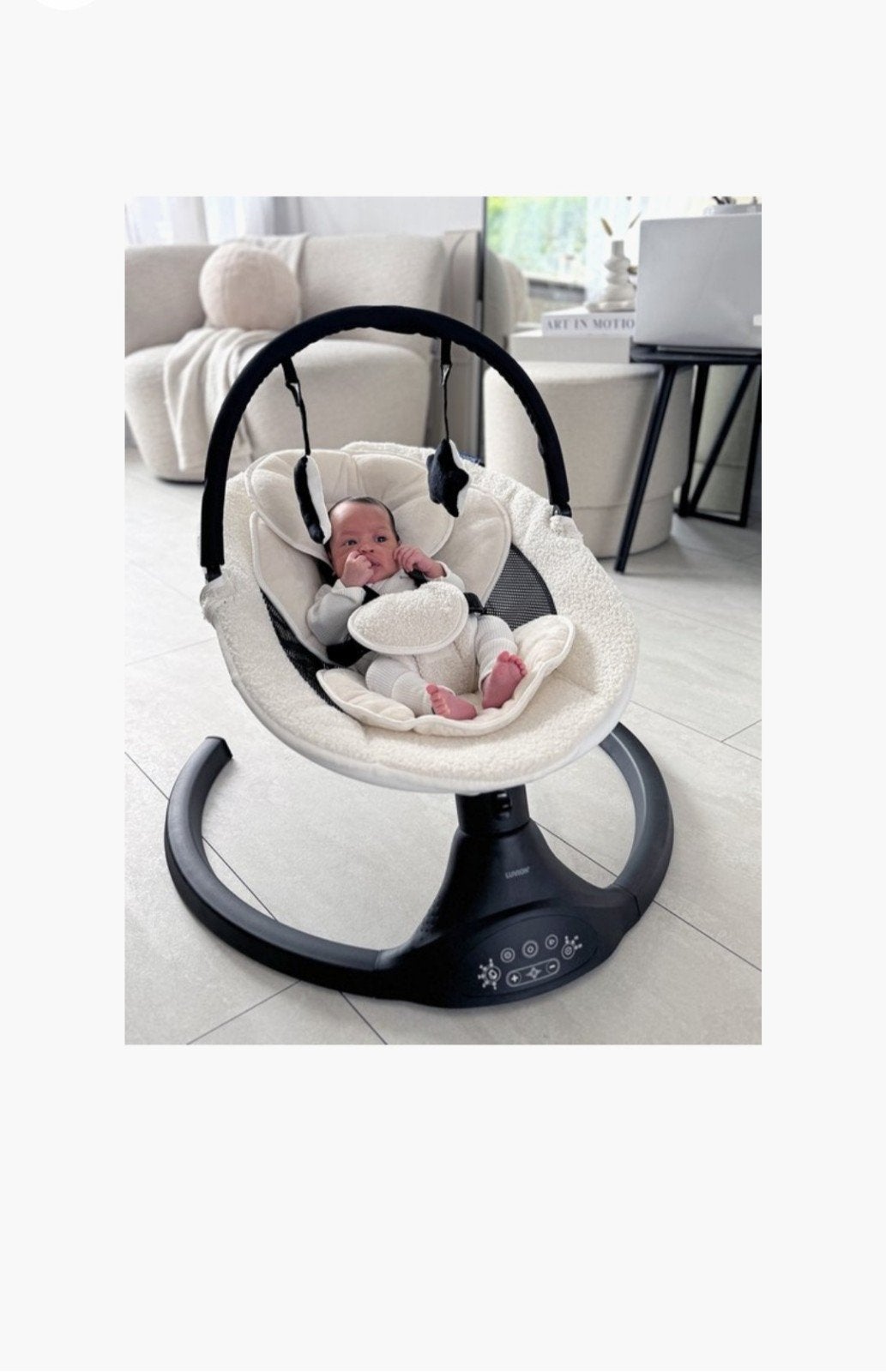 Luvion Balançoire pour bébé avec deuxième housse de transat, Enfants & Bébés, Relax bébé, Enlèvement, Utilisé, Siège de balançoire