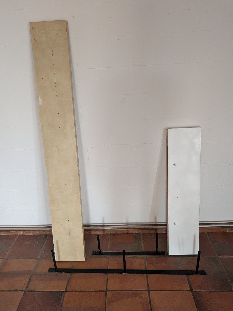 étagère, Bois, Enlèvement, Utilisé, Avec support
