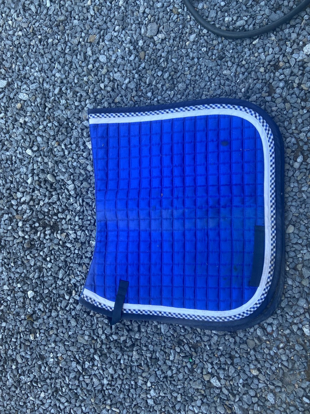 Tapis cheval bleu, Enlèvement ou Envoi, Comme neuf, Bleu, HKM