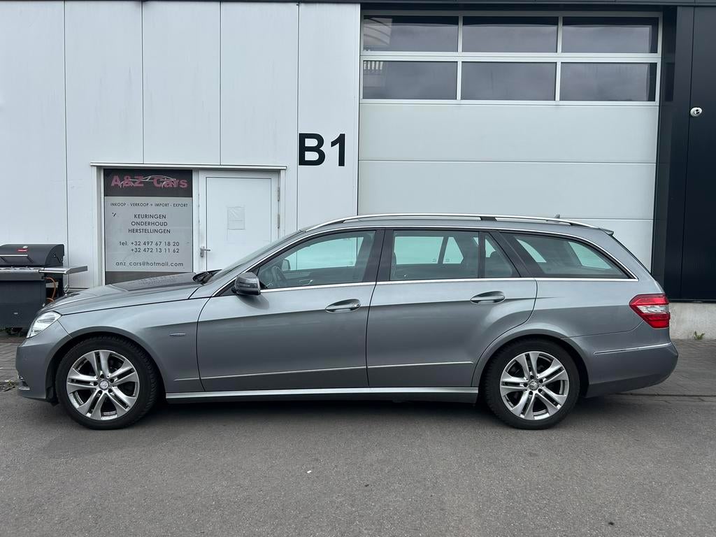 Mercedes E220CDI Avantgarde Automaat in perfecte staat, Auto's, Automaat, Euro 5, Zwart, Leder