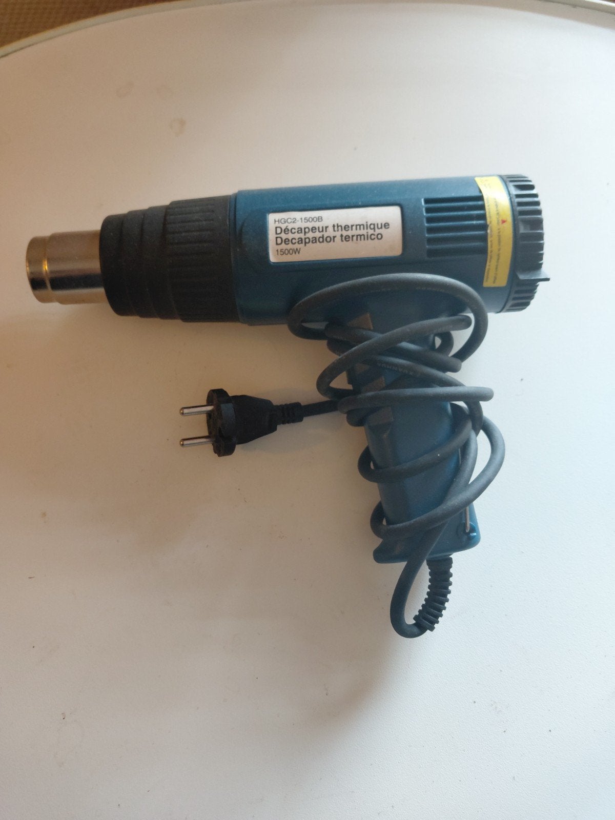 décapeur thermique, Enlèvement
