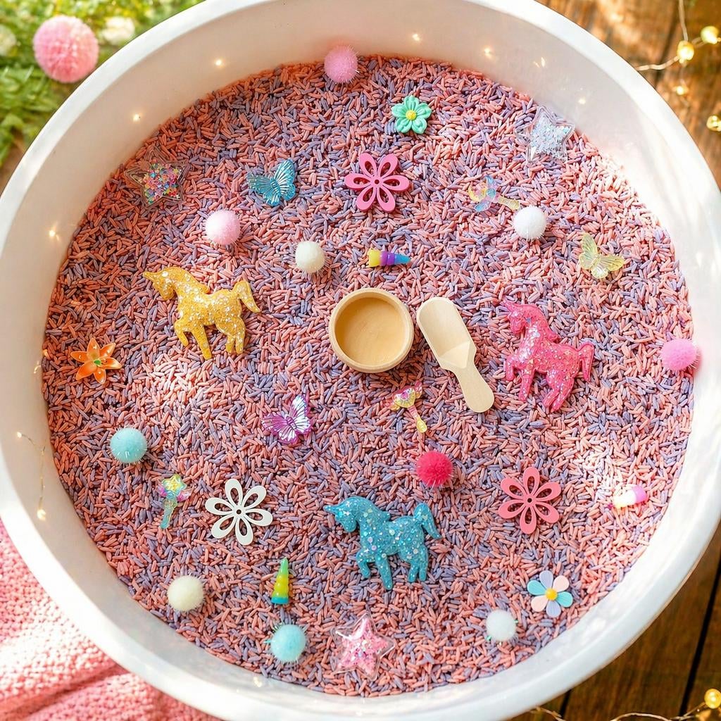 Materiaal voor sensory bak met speelrijst, Kinderen en Baby's, Ophalen of Verzenden, Ontdekken