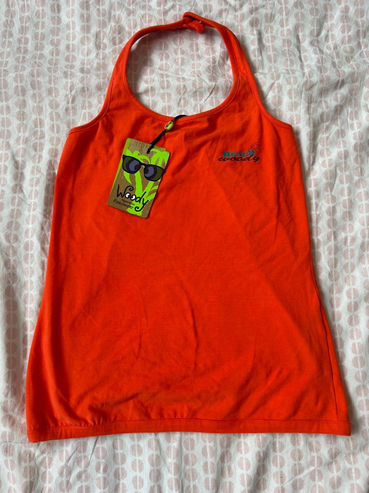 Woody Beach Woody topje – maat XS – NIEUW, Kleding | Dames, Topjes, Nieuw, Oranje, Ophalen of Verzenden, Zonder mouw