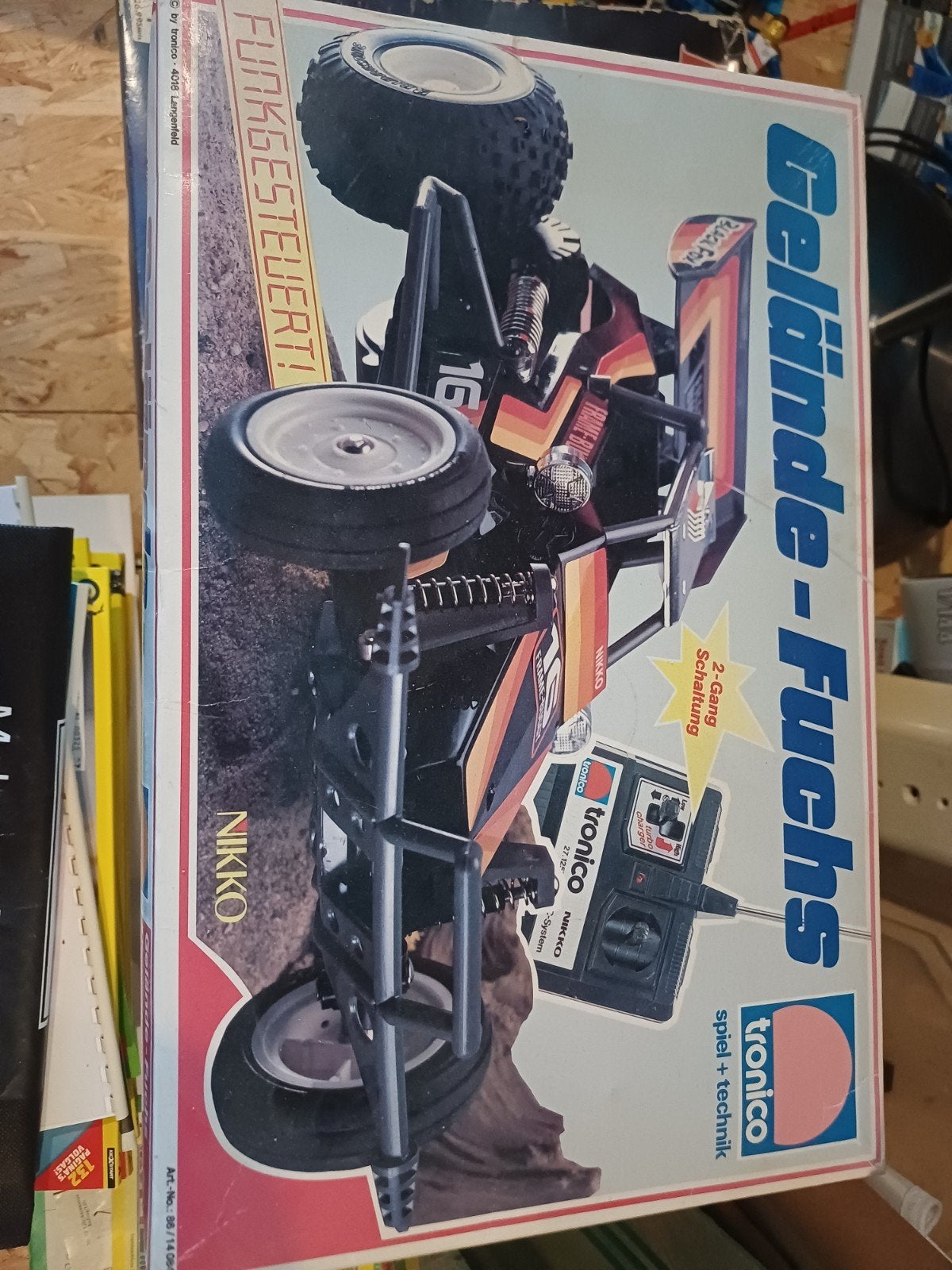 Nikko tronico RC off-road buggy 1:14 uit jaren 80, Enlèvement ou Envoi, Voiture off road, Électro, RTR (Ready to Run)