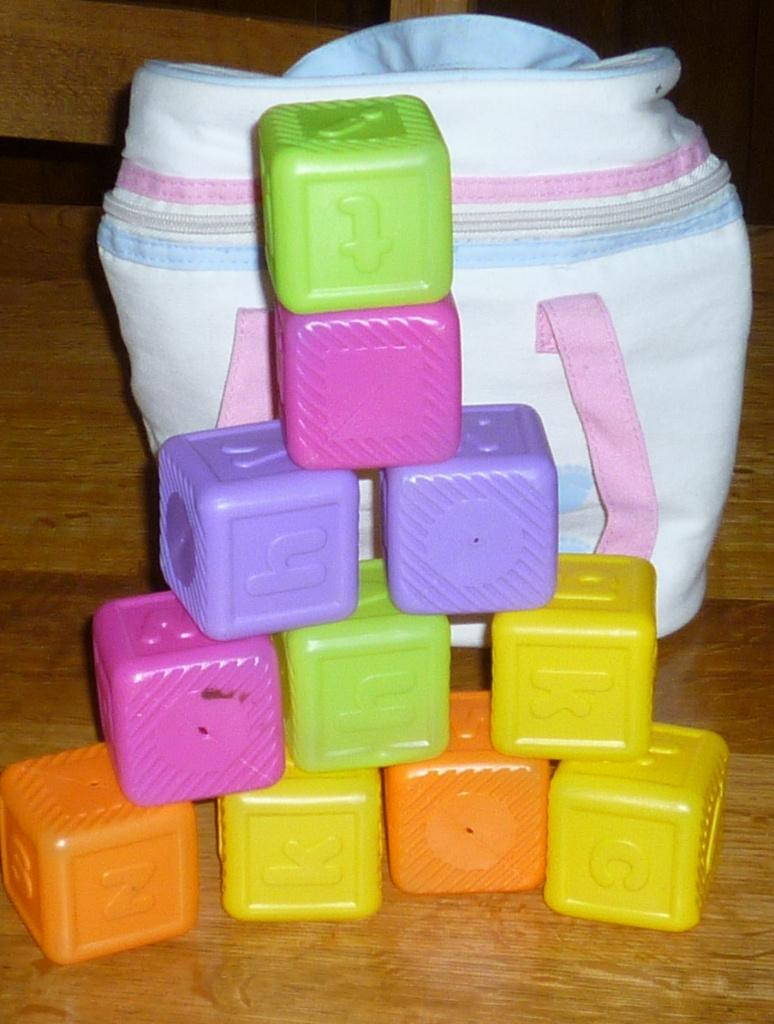 Mon premier jeu de blocs à empiler et son sac de rangement, Enlèvement ou Envoi, Utilisé