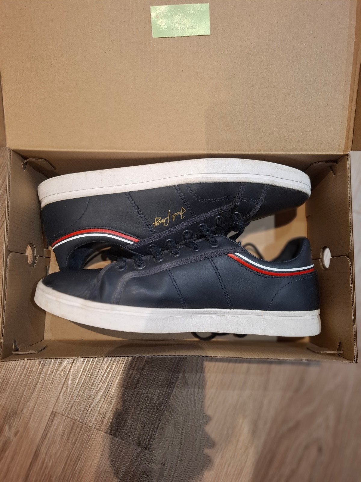 Chaussures homme Fred Perry Sidespin Leather pointure 44, Enlèvement ou Envoi, Chaussures à lacets, Fred perry, Porté