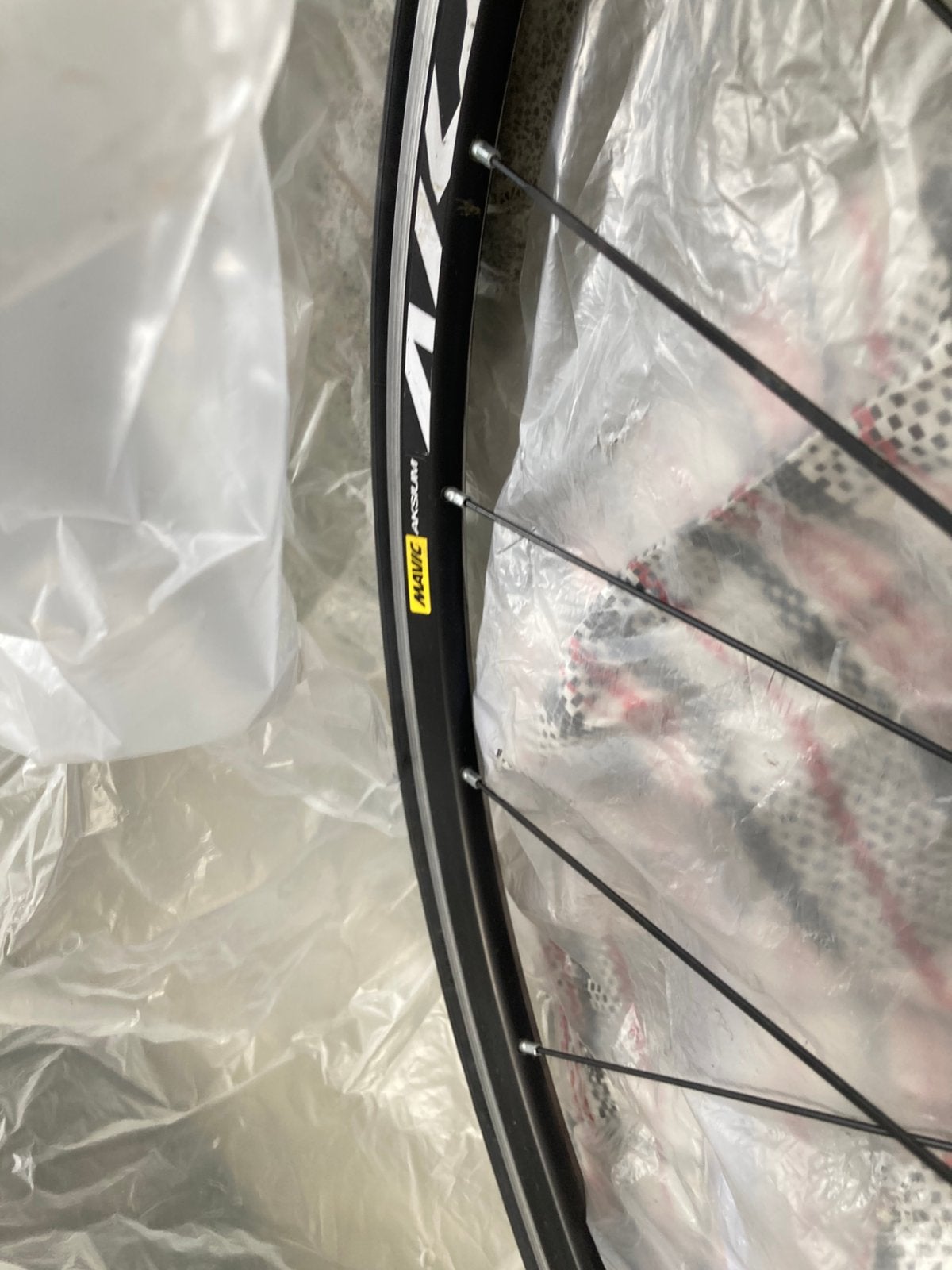 Mavic aksum racefiets wielen velgrem, Fietsen en Brommers, Ophalen, Nieuw, Racefiets, Wiel